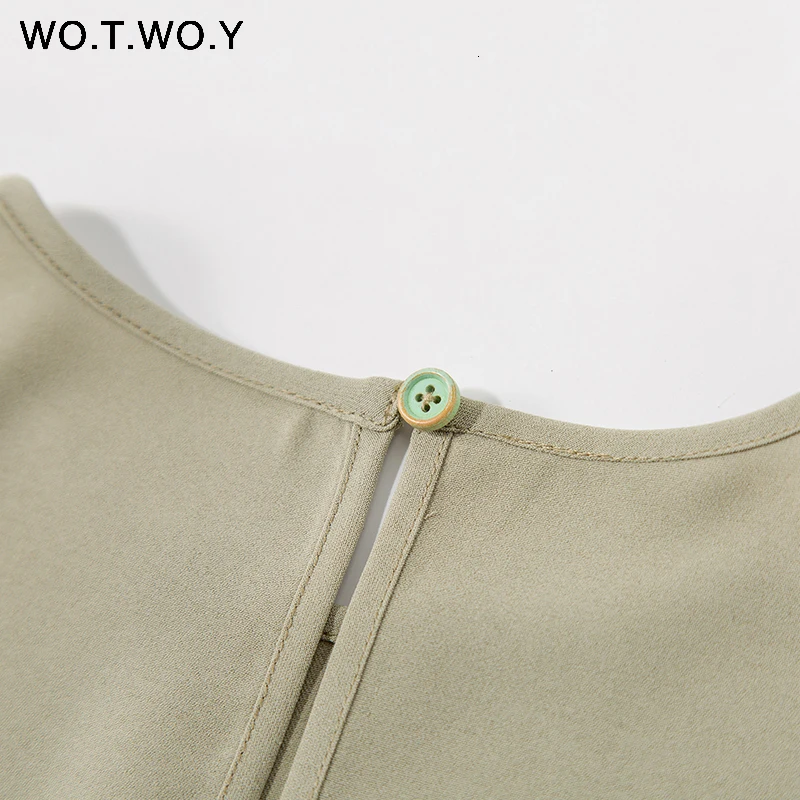 Plain Green Sashes T shirts Women 2019 Spring Summer Casual O-Neck Belt T-shirt Female Yellow Solid Woven Tops Harajuku