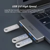 tebe USB 3.1 Type-C Hub USB 3.0 TF/SD Card Read 5-in-1 Multi-Function Converter For MacBook And Thunderbolt 3 Series Notebooks 2