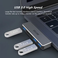 tebe USB 3.1 Type-C Hub USB 3.0 TF/SD Card Read 5-in-1 Multi-Function Converter For MacBook And Thunderbolt 3 Series Notebooks 2