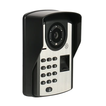 

Fingerprint Password Remote Control Video Door Phone Doorbell Intercom Remote Control Unlock Video Intercom Rainproof Night Visi