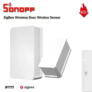 

SONOFF SNZB-04 ZigBee Wireless Door/Window Sensor Detector On/ Off Alert Notification For eWeLink APP Smart Home Automation