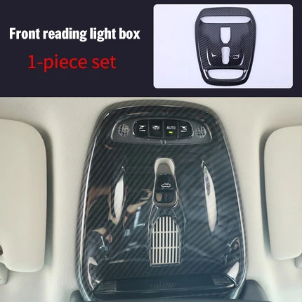 reading light frame Для Volvo XC60 2010- карбоновая передняя рамка для чтения 1 шт - Цвет: reading light frame
