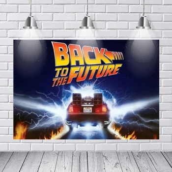 

Photography Backdrops Back To The Future Car Race Track Clouds Custom Photo Studio Background Backdrop Vinyl