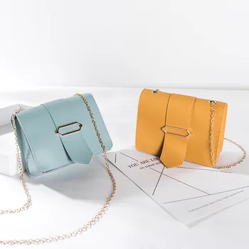 

Spring Summer Girl's Small Shoulder Bag Hipster Solid Color Messenger Bag Female Mini Shoulder Square Sling Crossbody Bag #15