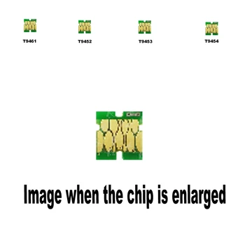 

4pack 1B+1C+1M+1Y T9461 T9452 T9453 T9454 For Epson Compatible ink cartridge disposable chip WF-C5290 C5790