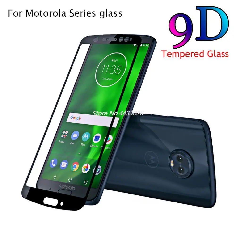 Anti Glare Moto G6 Plus Screen Guard 9D Full Cover Front Film