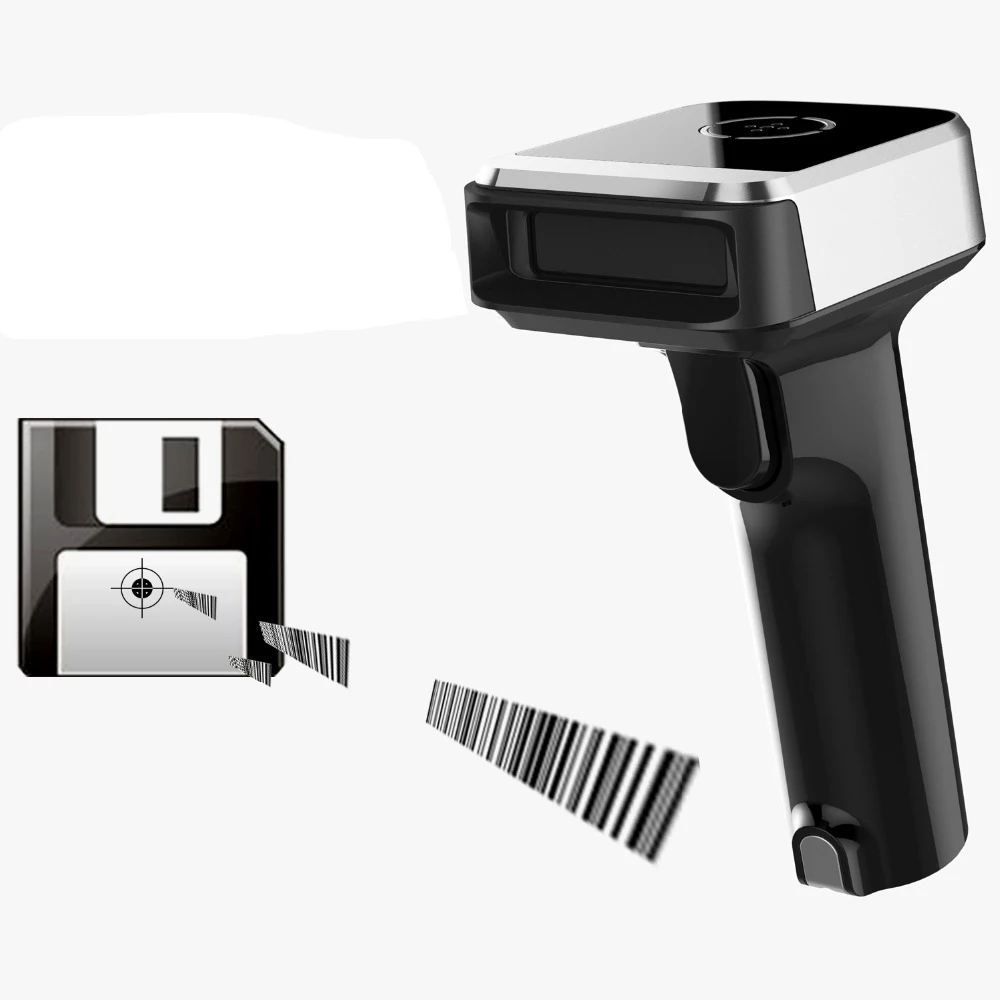 

Wireless 1D 2D Bluetooth Barcode Scanner 100 Meters Wireless Transfer Distance