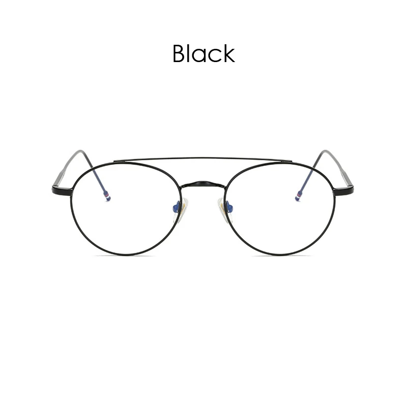 iboode Retro Round Metal Glasses Frame Women Men Optical Spectacle Prescription Eyeglasses Unisex Black Silver Gold Eyewear