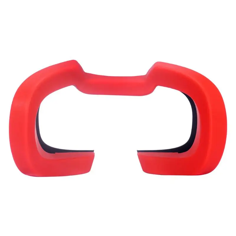 RED Soft Anti-sweat Silicone Eye Mask Case Cover Skin for Oculus Rift S VR Glasses - Цвет: RED