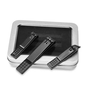 

Black Stainless Steel Nail Clipper Super Sharp Shear Skin Toe Knife Shear Care Tool Nail Scissors