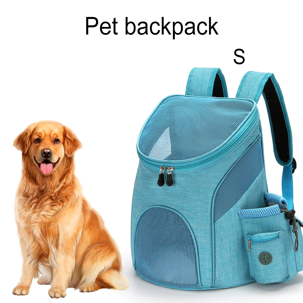 2023 New Pet Carrier Backpack for Dogs and Cats Puppies Fully Ventilated Mesh for Travel Hiking Walking & Outdoor Use Portable