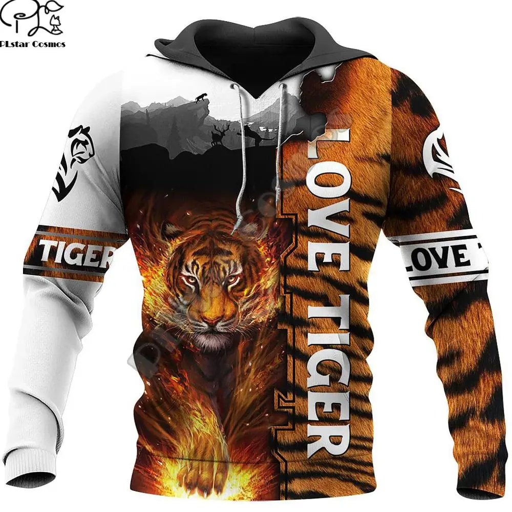 

PLstar Cosmos Animal Tiger Tattoo Camo Wild Beast Tracksuit Pullover Streetwear 3DPrint Men/Women Autumn Casual Funny Hoodies 18