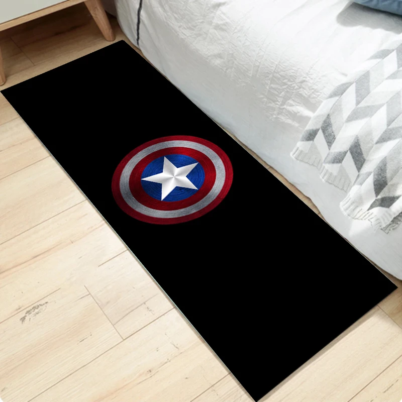 Captain America Marvel The Avengers Long Floor Doormat Rug Carpet Kitchen Non-slip Mat Cosplay Gifts - Цвет: Style 2