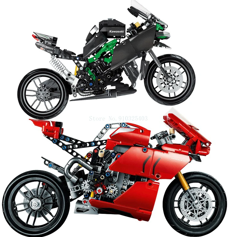 2021 новый дизайн Ducatis Panigale V4 R мотоцикла игрушки Совместимость 42107 строительные