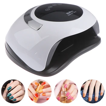 

120W High Power Nail Dryer Fast Curing Speed Gel Light Nail Lamp LED UV Lamps For All Kinds of Gel With Timer And Smart Sensor