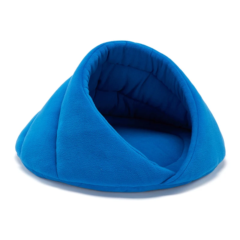 Deep sleep Teddy pet nest флисовый коврик для питомника матрац для кошек клетка для домашних животных Четыре сезона гнездо - Цвет: Blue