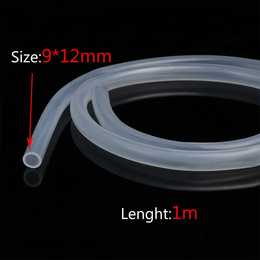 TEN-HIGH Tuyau en silicone flexible 1 m/2 m/5 m/10 m/50 m/100 m