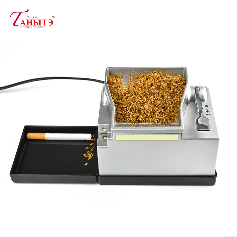 Smoking Rolling Machine Gadgets for Men Electric Automatic Cigarette Roller Tobacco Filler Maker Inject
