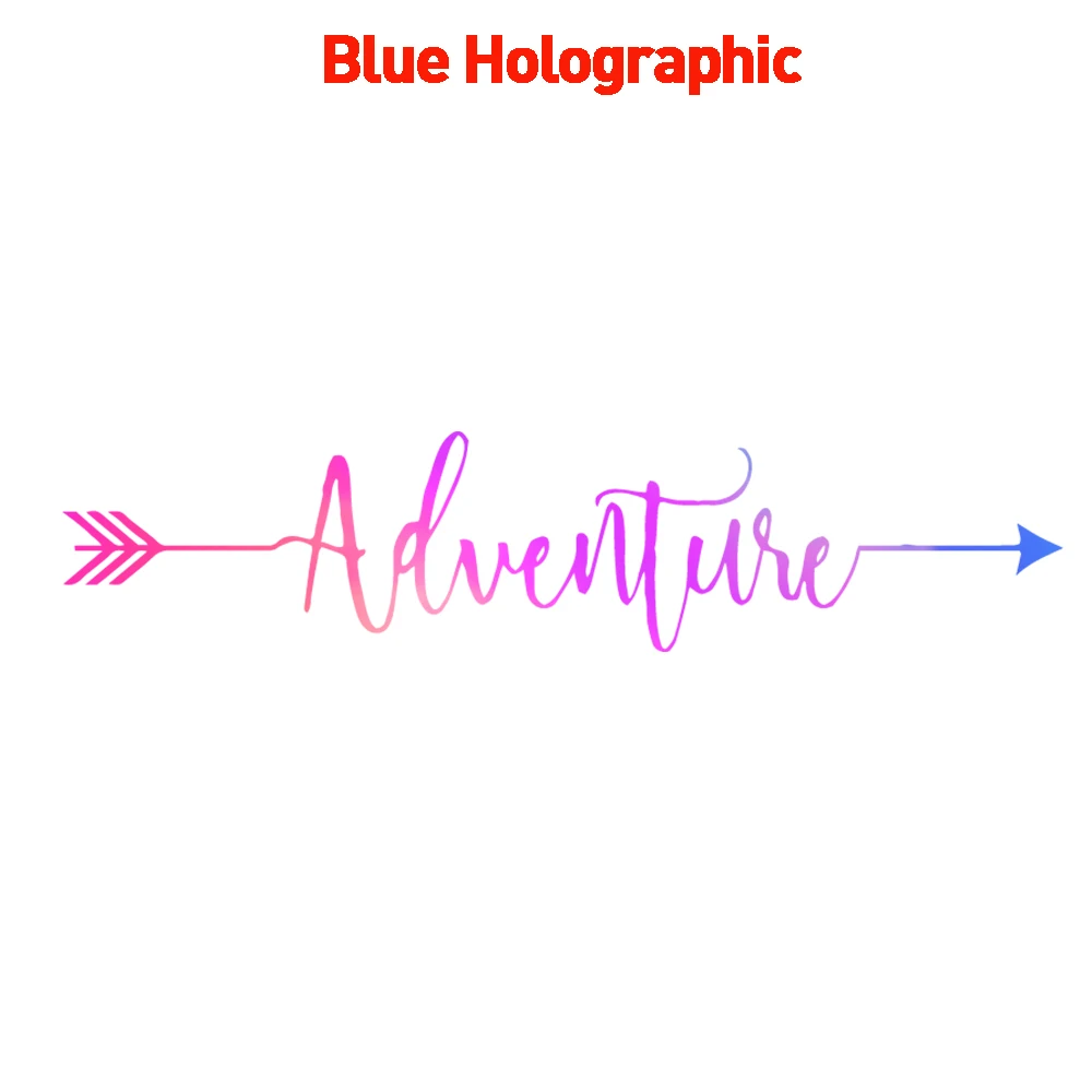 Fashion 126X28cm Adventure Frase Carbon Sticker Car Both Body Arrow Quote Stickers Decal Car Wrap Vinyl Film Car Accessories