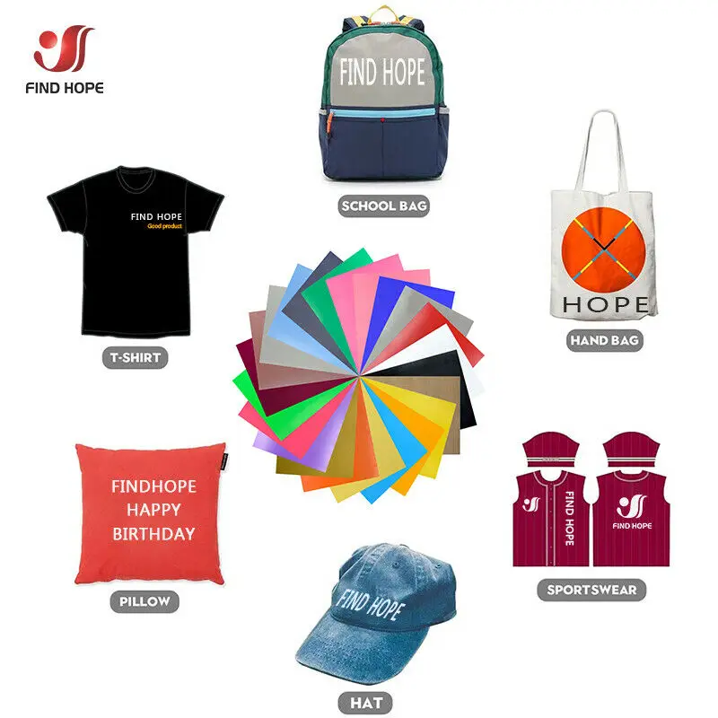 A4 PU Heat Transfer Vinyl Iron-on HTV Roll T-Shirt Textiles Cut Film Heat Press Vinyl For Cut Silhouette Cameo DIY Craft