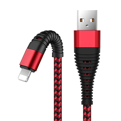 Высокоскоростной кабель для быстрой зарядки Micro usb type-C IOS для Samsung Galaxy S8/Plus/Note 8 - Цвет: Red ios Cable