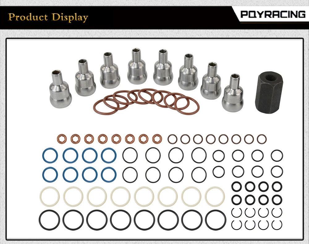 Для 03-10 Ford E-350 E-450 F-250 F-350 F-450 F650 F750 экскурсия 6.0L дизельный Высокая Давление масла топливораспределительной рампой мяч комплект для ремонта FRR01-K