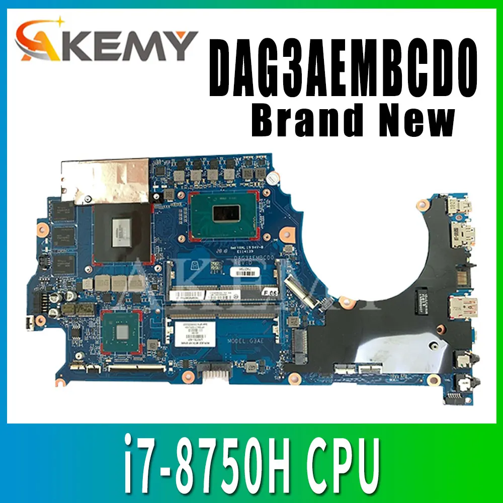 L10770-601 L10770-001 DAG3AEMBCD0 w GTX1060/6GB графика i7-8750H процессор для HP OMEN 15T-CE100 15-CE198WM материнская
