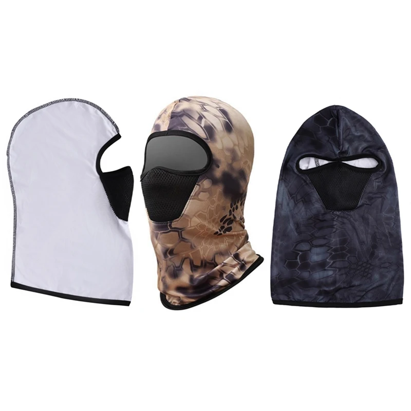 

3D Balaclava Face Mask Hunting Hunter Camouflage Camo Headgear for Wargame Paintball Hunting Fishing Cycling Mask Equipment