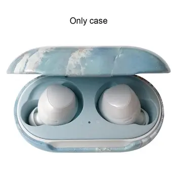 

Marble Earphone Case For Samsung Galaxy Buds Plus Wireless Bluetooth Headset Protective PC Cover Earphone Accessories