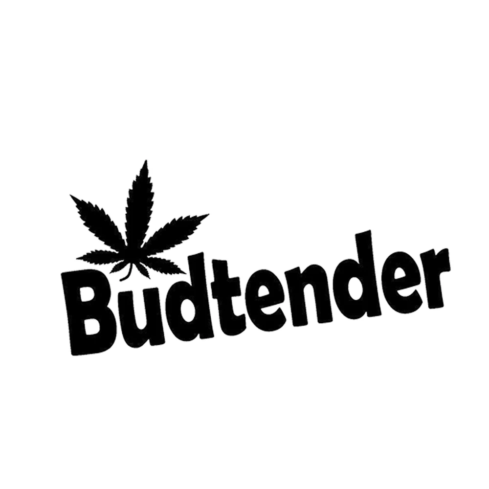 Budtender листовая Наклейка Стикер сорняк бутон милые и интересные модные стикеры