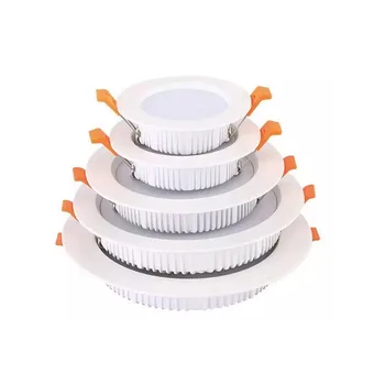 

LED downlight fixture ,down lamp casing DIY down lighting body 2.5inch 3inch 3.5inch 4inch hull with clips