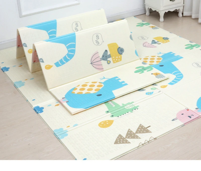 Детский игровой коврик с рисунком для ползания, складной коврик XPE, коврик-головоломка, коврик для игры, обучающая мягкая детская кровать-подушка, игрушка для детей