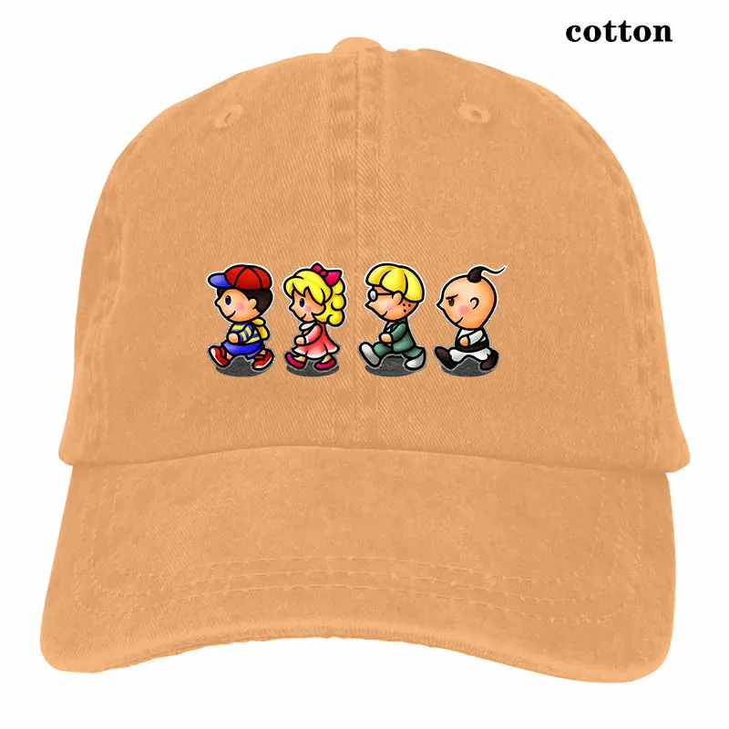 Бейсбольная кепка Earthbound для мужчин и женщин, Кепка-Дальнобойщик, модная Регулируемая Кепка - Цвет: 3-Natural
