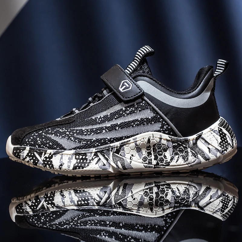 

Children's Casual Flat Shoes Boys Breathable Sneaker Outdoor Sports Shoes Children's Running Shoes