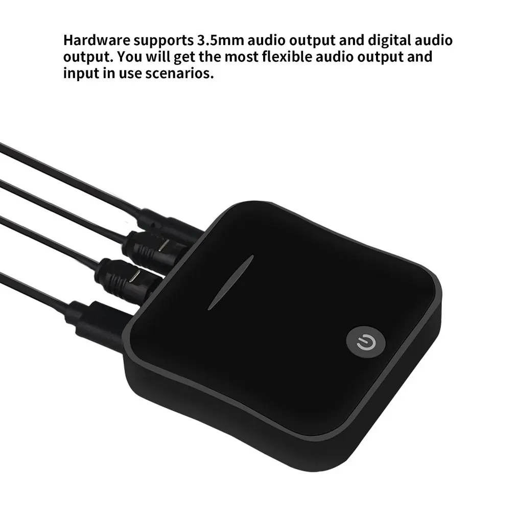 Новое волокно 5,0 аудио адаптер Csr8675 получить передача Aptx два в одном Hd декодирование Aux длинный рабочий час