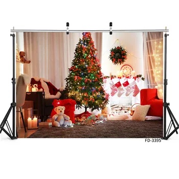 

SHENGYONGBAO Vinyl Custom Photography Prop Christmas day Festival theme Photo Studio Background NNY-102