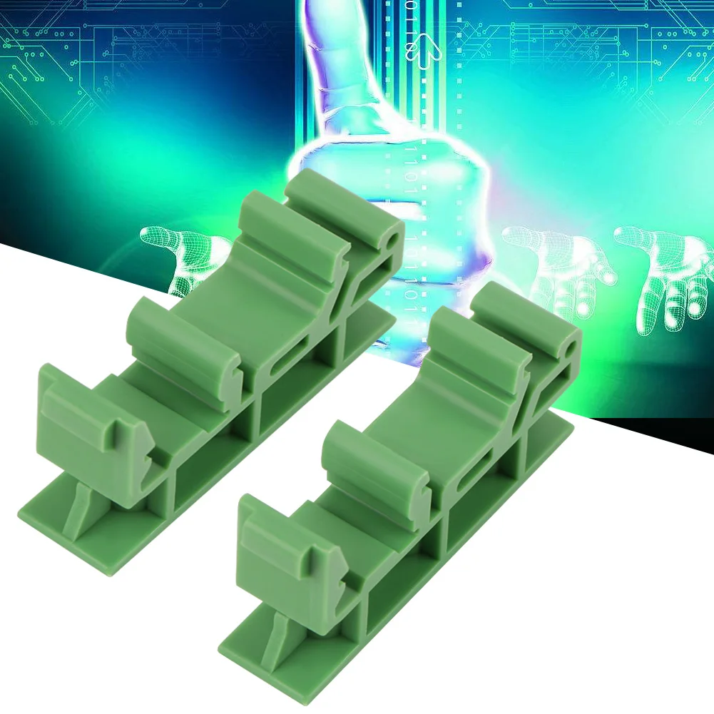 10 комплектов 35 мм PCB DIN C45 рельсовый адаптер монтажная плата Монтажный кронштейн держатель несущая рейка Монтажный кронштейн C45 рейка