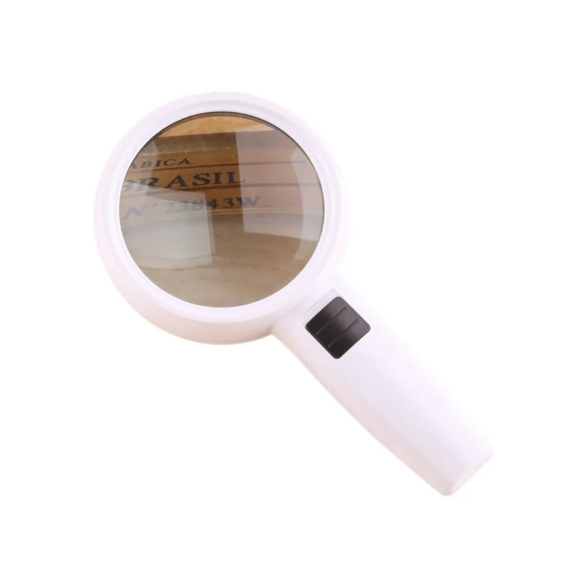 1pcs Handheld High Magnification 15x 30x Double Layer Lens Magnifier with 3LED Lights Upgraded Illuminated for Jewelry Reading