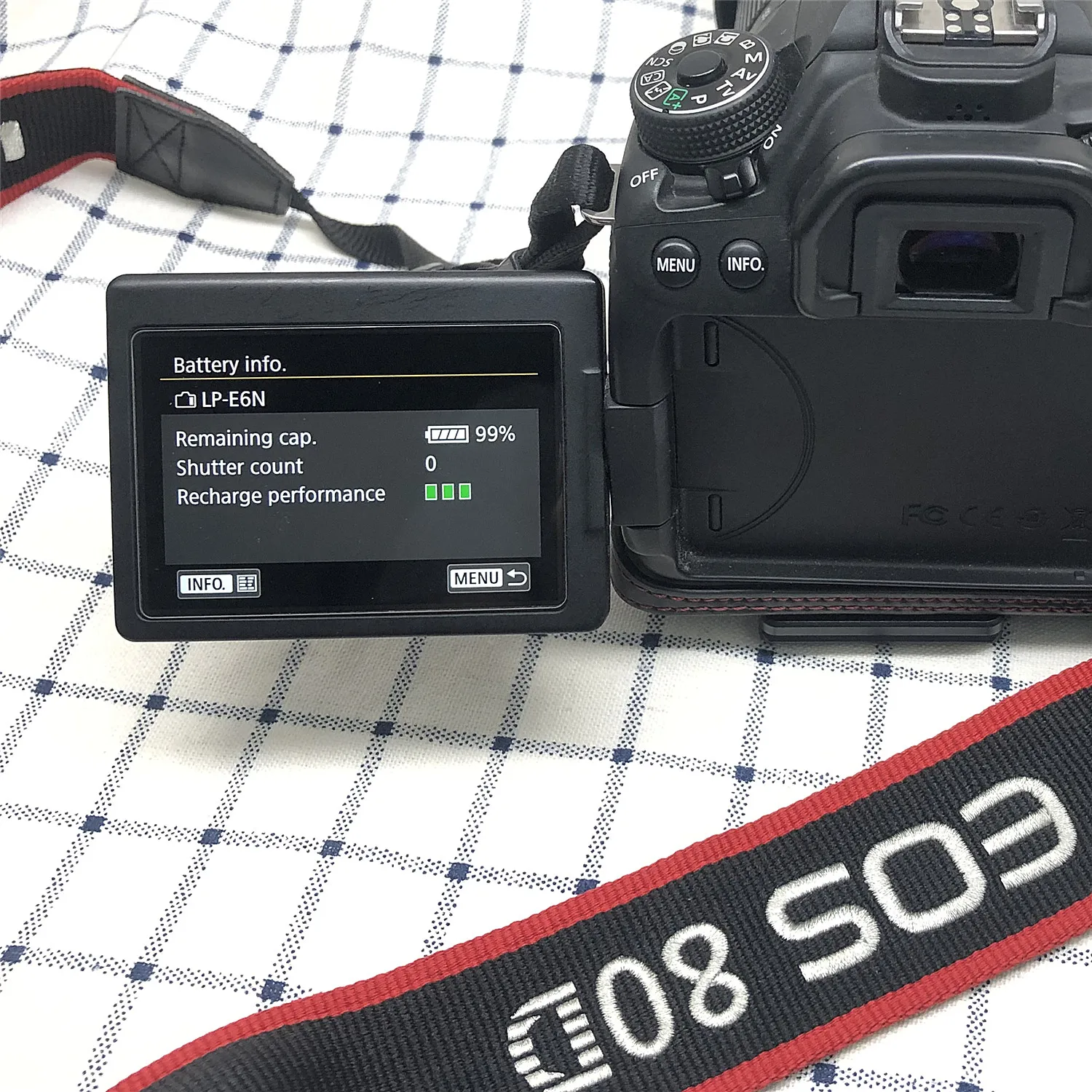 Batteria ENEGON LP-E6 Per Canon - 2000mAh, Ricarica USB-C, Per EOS 5D, 6D, 7D, R
