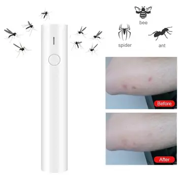 

Antipruritic Stick Portable Usb Mosquito Insect Bite Relieve Itching Pen Physical Infrared Pulse Pruritic Bar For Children Adult