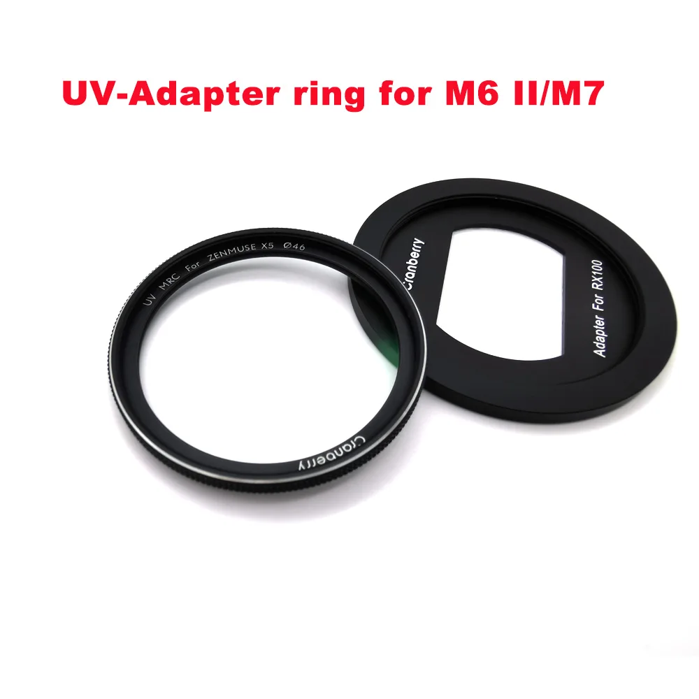 UV-Adapter-ring JINSERTA UV CPL ND16 набор переходных колец для sony RX100 M6 II M7 крышка объектива камеры для sony RX100 M6 II M7 аксессуары для камеры - Цвет: UV-Adapter-ring