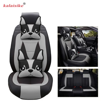 

Kalaisike leather Universal Car Seat covers for Chevrolet all models captiva lacetti spark cruze sonic lanos car accessories
