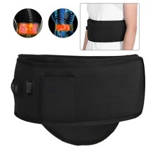 

Ultra Thin Electric Heating Vibration Abdomen Waist Support Warm Warm Palace Relieve Fatigue Slimming Massage Brace Belt US Plug
