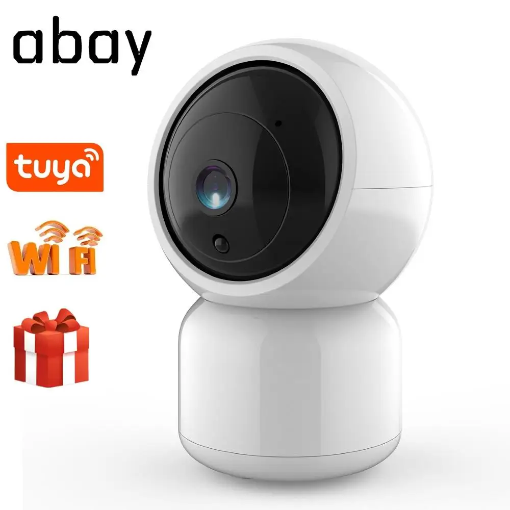 Skup Abay 1080P Tuya kamera do domowego systemu alarmowego nadzoru w chmurze bezprzewodowa kamera ip Wifi Vision CCTV noc niania elektroniczna baby monitor dwa dwukierunkowe Audio