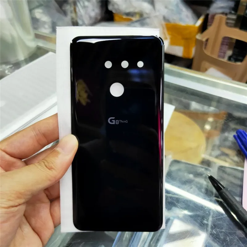 Оригинальное 3D стекло для LG G8 ThinQ G820N G820QM G820V G820UM Крышка батарейного отсека задний