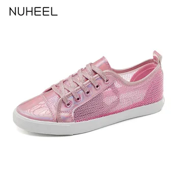 

NUHEEL кроссовки женские sneakers casual shoes lace-up women shoes breathable walking sneakers shoes women