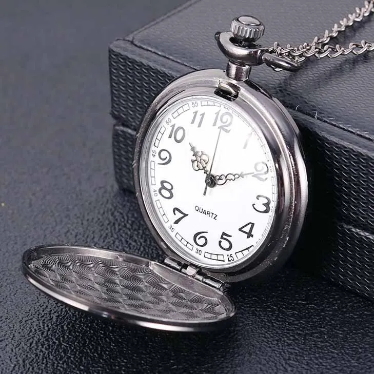 

Quartz Pocket Watch TO MY Wife I LOVE YOU Chain Clock Commemorative Anniversary Souvenir Gifts to Best Friend Unique Watches