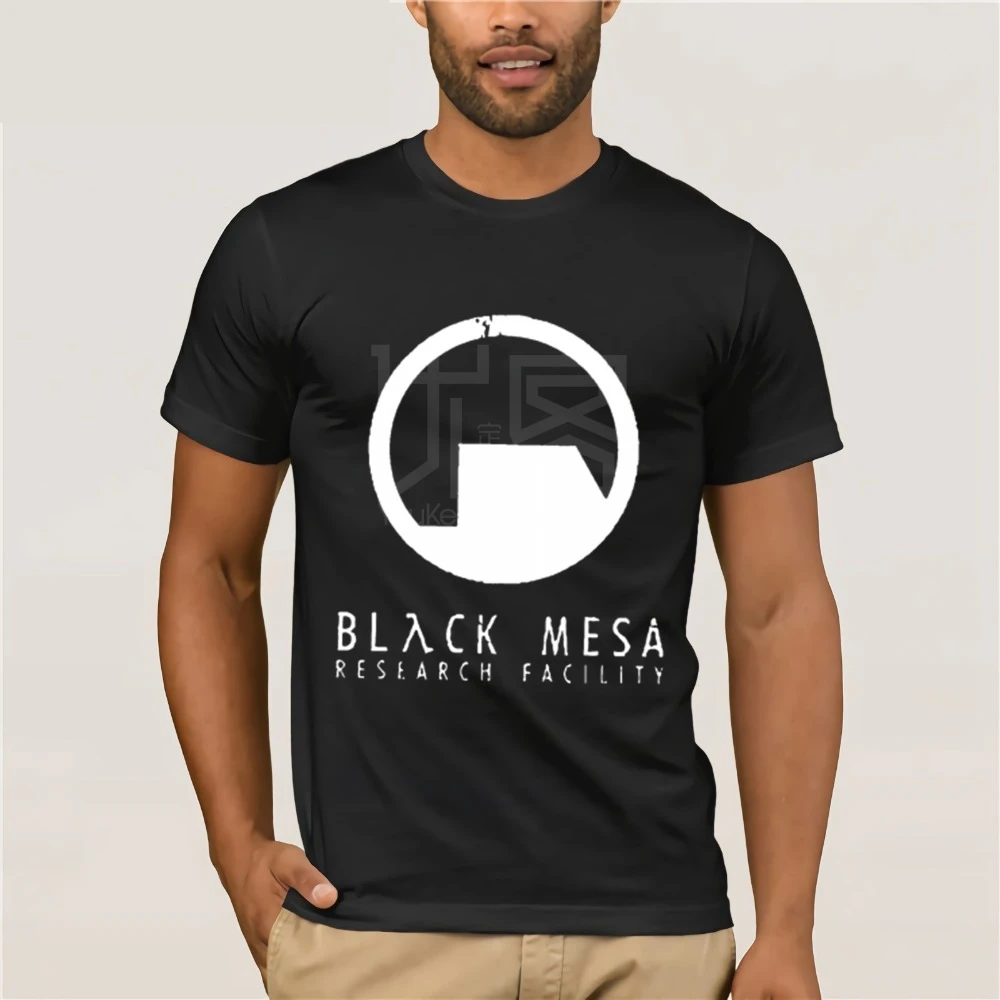 Black Mesa Half Life Футболка мужская крутая футболка европейские размеры-XXXL топы летние футболки хлопковая Футболка с круглым вырезом