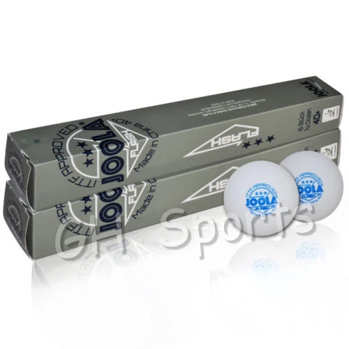 JOOLA FLASH 3-Star Table Tennis Balls Seamless 40+ New Material Poly Plastic Ping Pong ITTF Approved | Спорт и развлечения