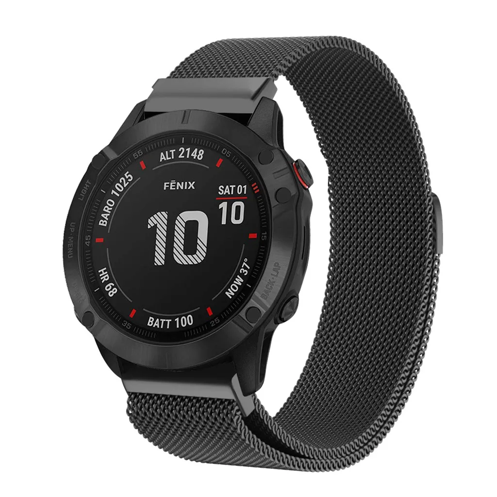 Сменный магнитный браслет, ремешок для часов для Garmin Fenix 6/Fenix 6Pro Watch Quick Release ремешок из нержавеющей стали